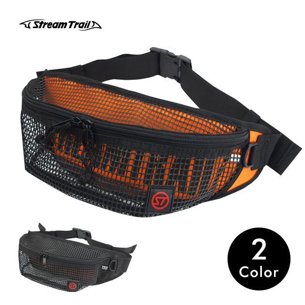 Stream Trail（ストリームトレイル） メッシュウェストポーチ ウエストバッグ Mesh Waist Pouch ウエストポーチ