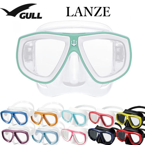 GULL（ガル）GM-1272C/GM-1273C/GM-1274C ランツェ マスク LANZE MASK ダイビング レディース